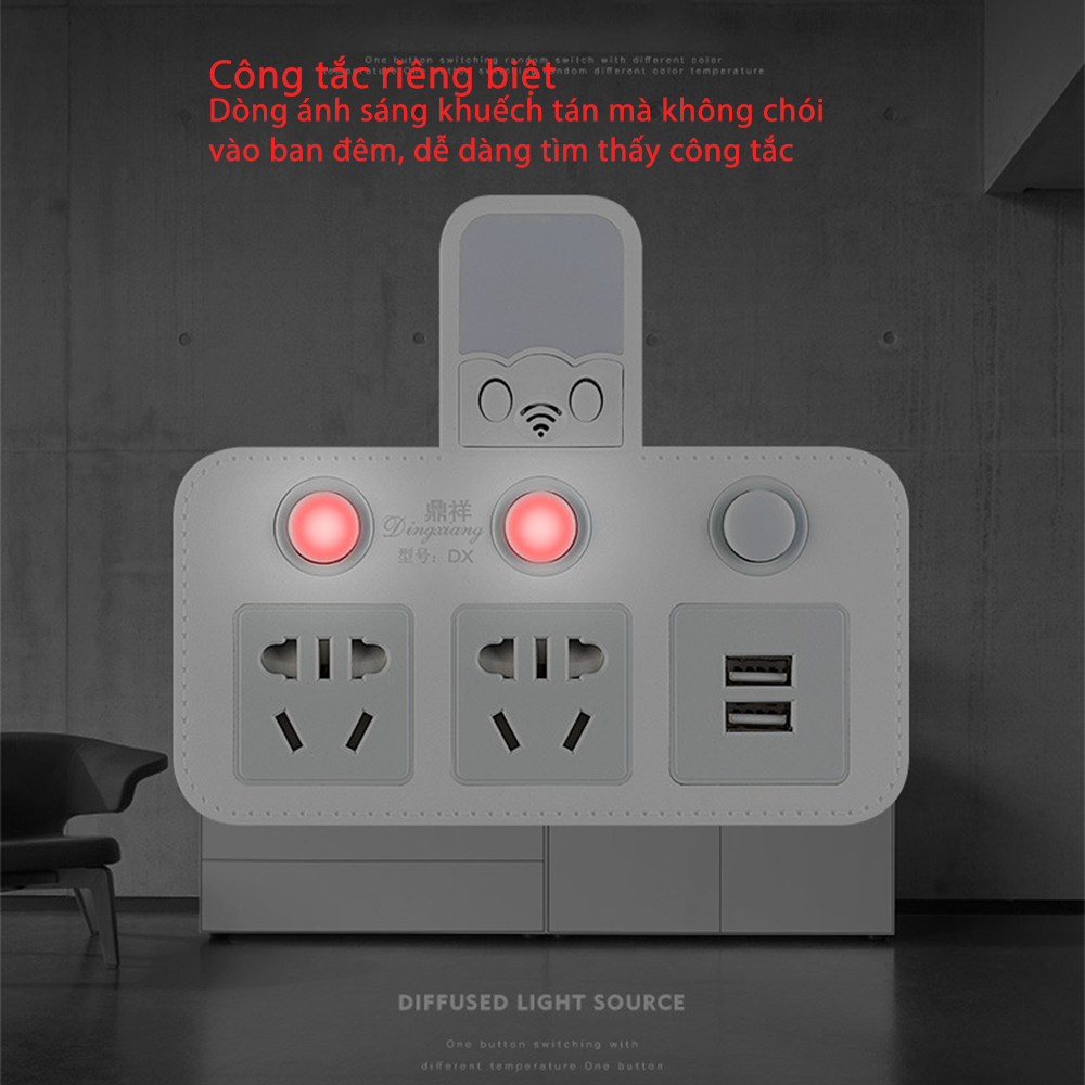 Ổ cắm 2 chân - Ổ cắm điện điều khiển từ xa - Ổ cắm thông minh -Ổ cắm usb - Ổ cắm usb đèn ngủ -Phích cắm điện 2 chân - Ổ cắm hẹn giờ