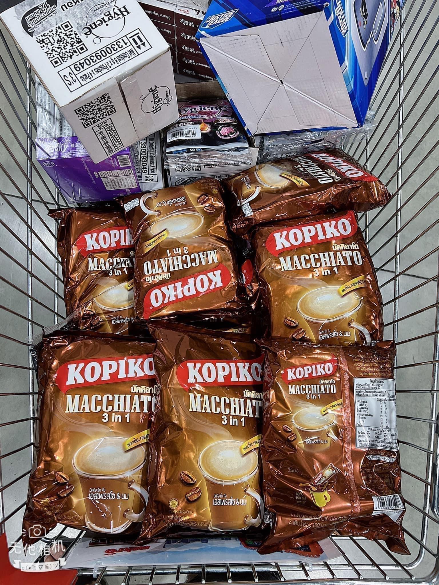 [SẴN SHOP] Cà Phê Sữa Kopiko Thái Lan Túi Lớn 480g (20 gói)