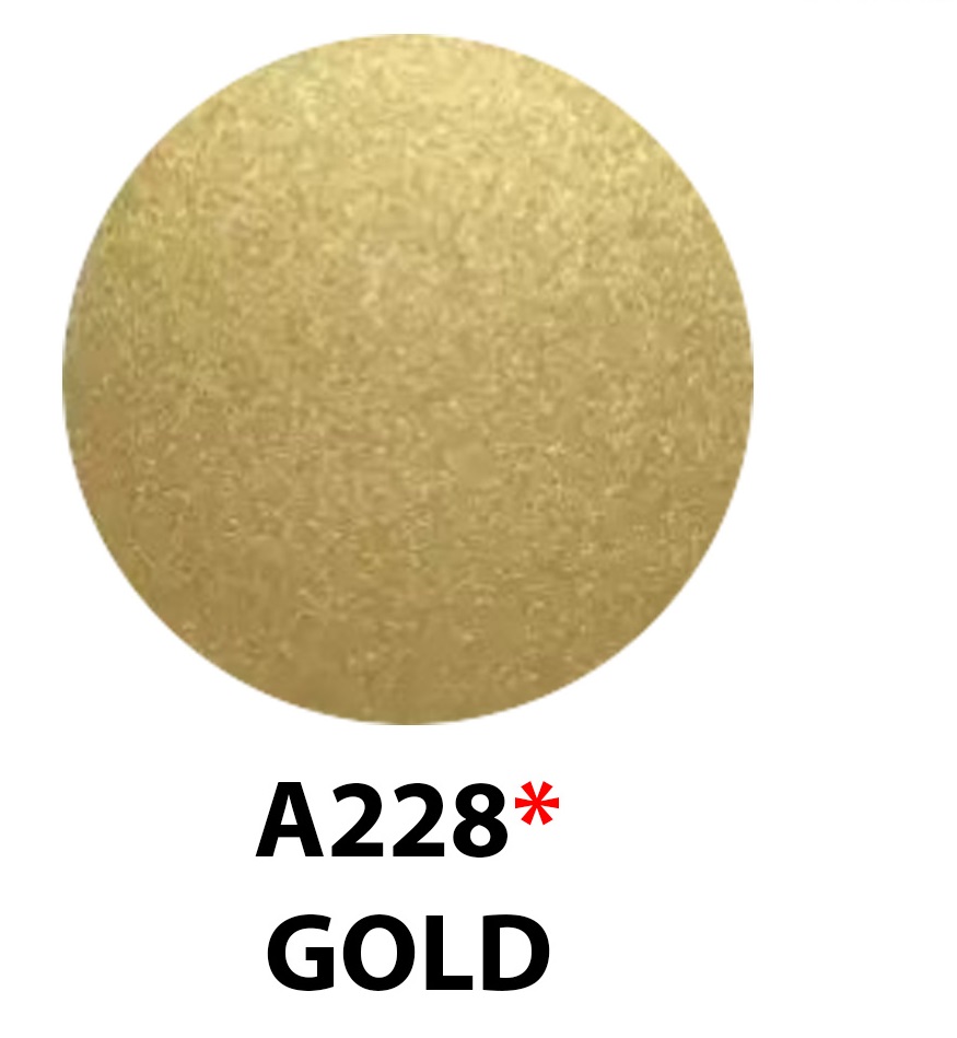 Sơn xịt ATM cho xe máy Spray A228 Gold ( màu nhũ vàng đồng) 400ml