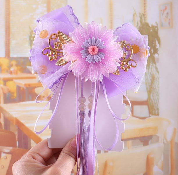 Kẹp nơ tiểu thư 3 lớp