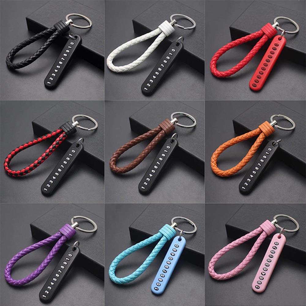 Móc Treo Chìa Khóa Gắn Thẻ Số Điện Thoại Mini