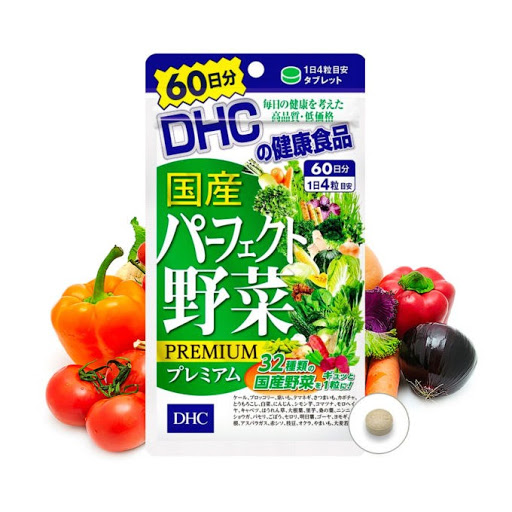Viên uống dhc bổ sung 32 loại rau củ quả trong 60 ngày 240 viên