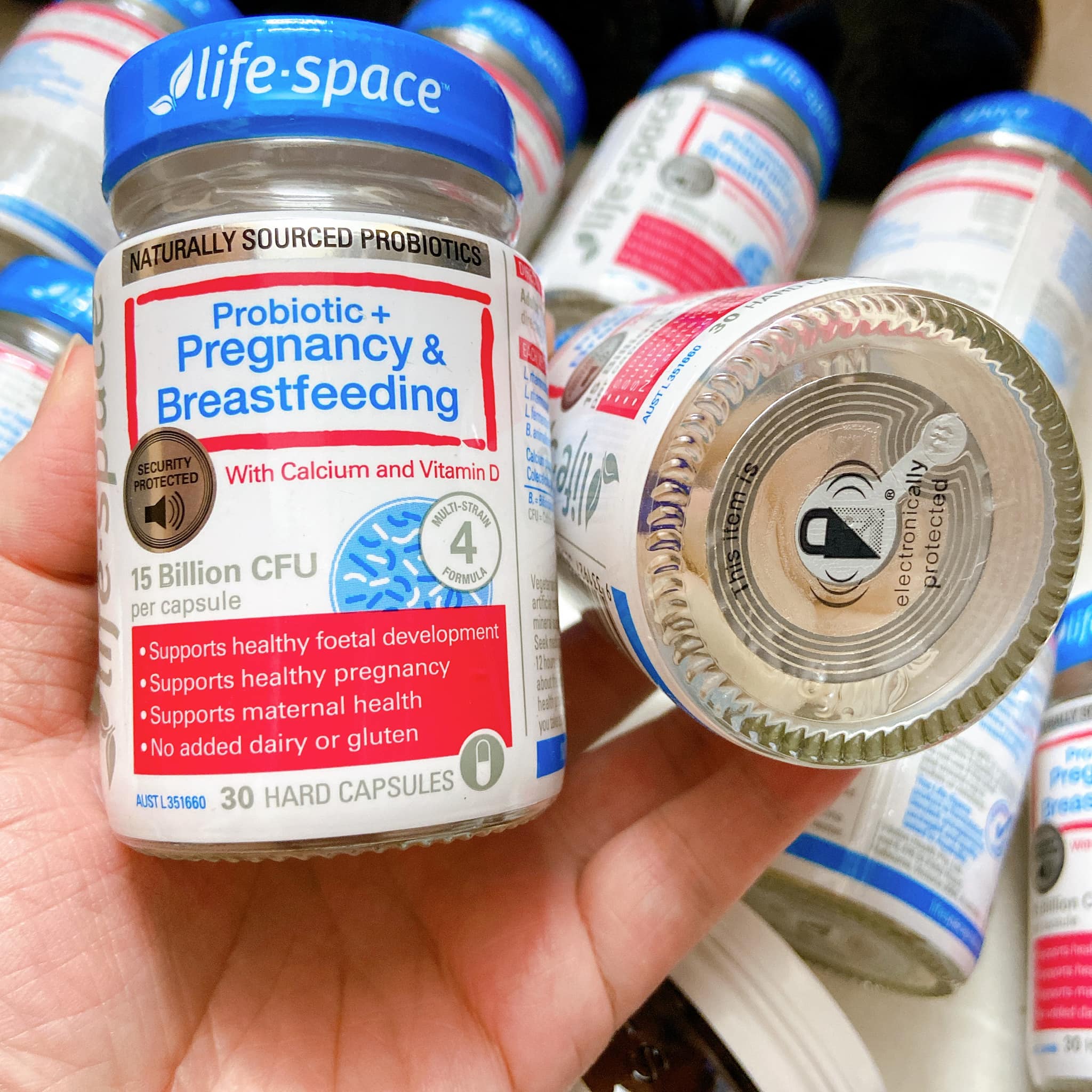 Men vi sinh hỗ trợ thai kỳ life space probiotic pregnancy & breastfeeding 30 capsules