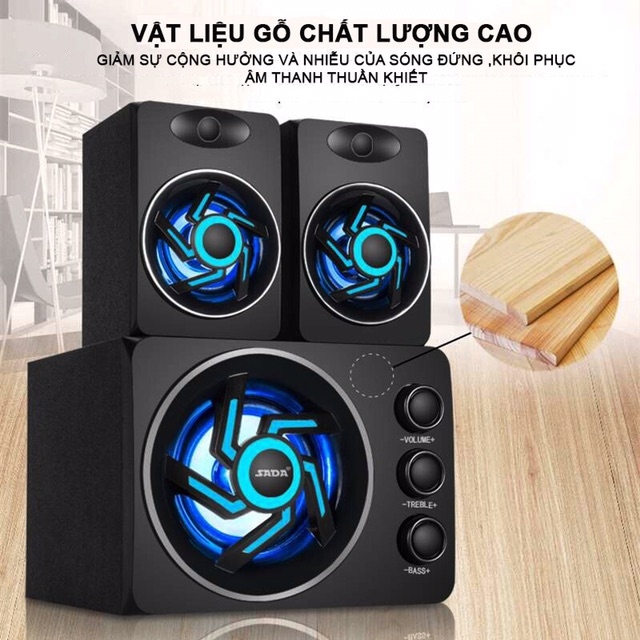 Loa Bluetooth SaDa D209 Mới