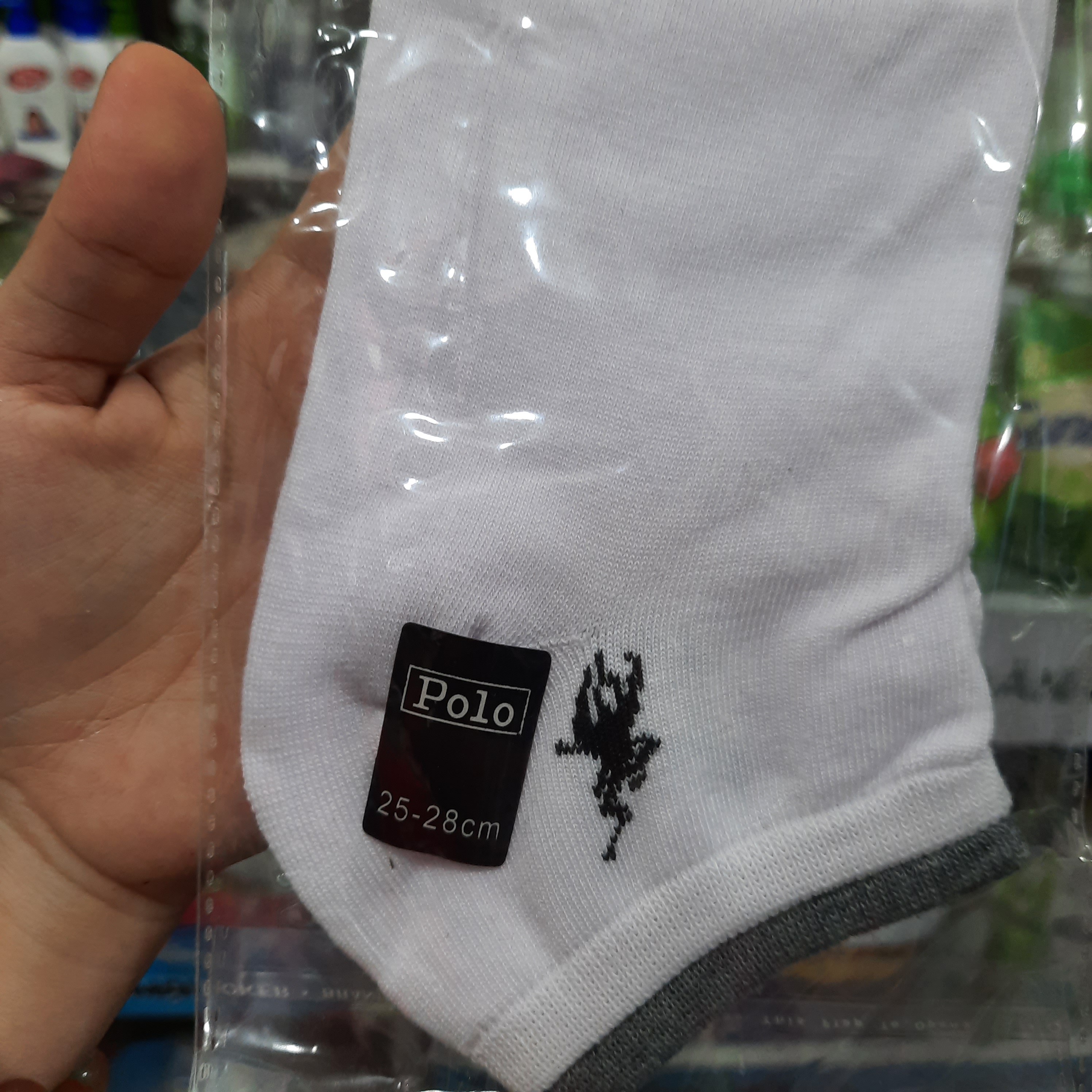 1 Đôi Vớ nam PoLo cổ ngắn 25-28cm