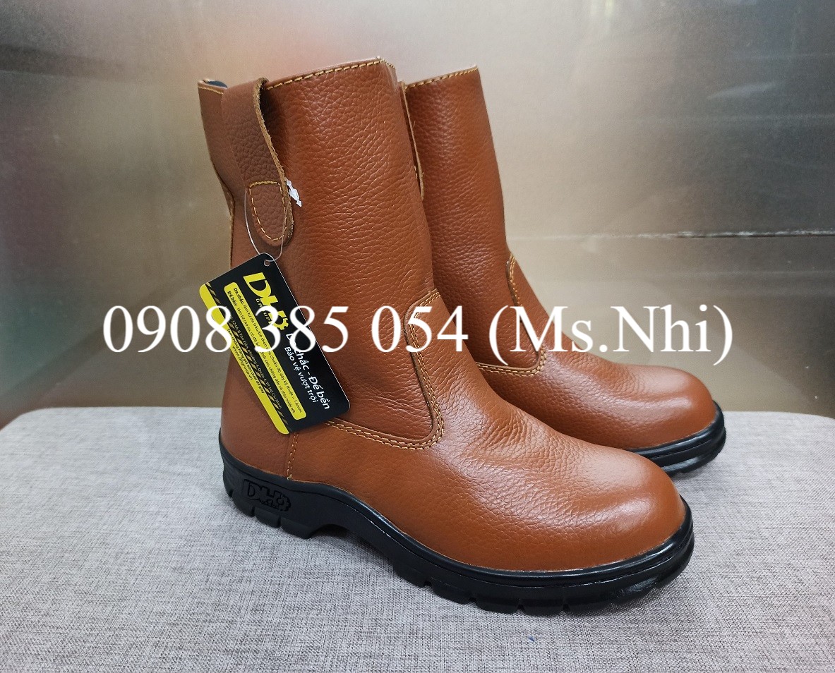 Ủng da bảo hộ lao động chính hãng DH Group