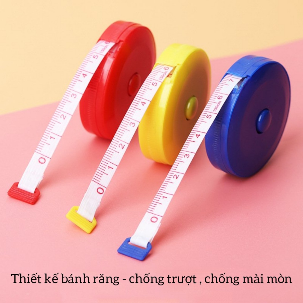 Thước dây có hộp cuộn tiện dụng nhiều màu lựa chọn