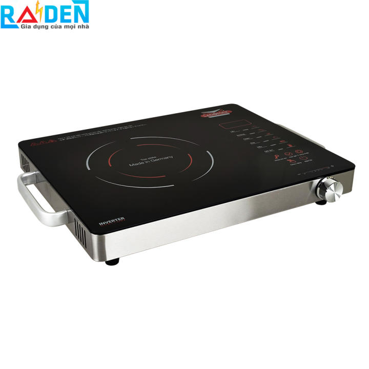 [Chính hãng] Bếp hồng ngoại 2 vòng nhiệt 2200W Ladomax HA-669 bảng điều khiển cảm ứng – cơ kết hợp