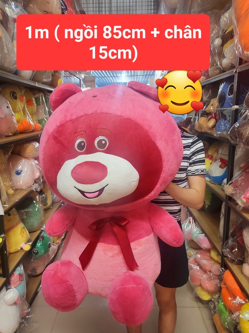 Thú bông,gấu bông gấu dâu,gấu losto dâu