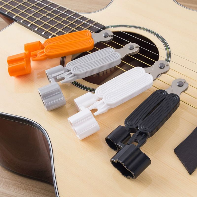 [Guitar & Ukulele] Dụng Cụ Thay Dây Cắt Dây Guitar 3 Trong 1