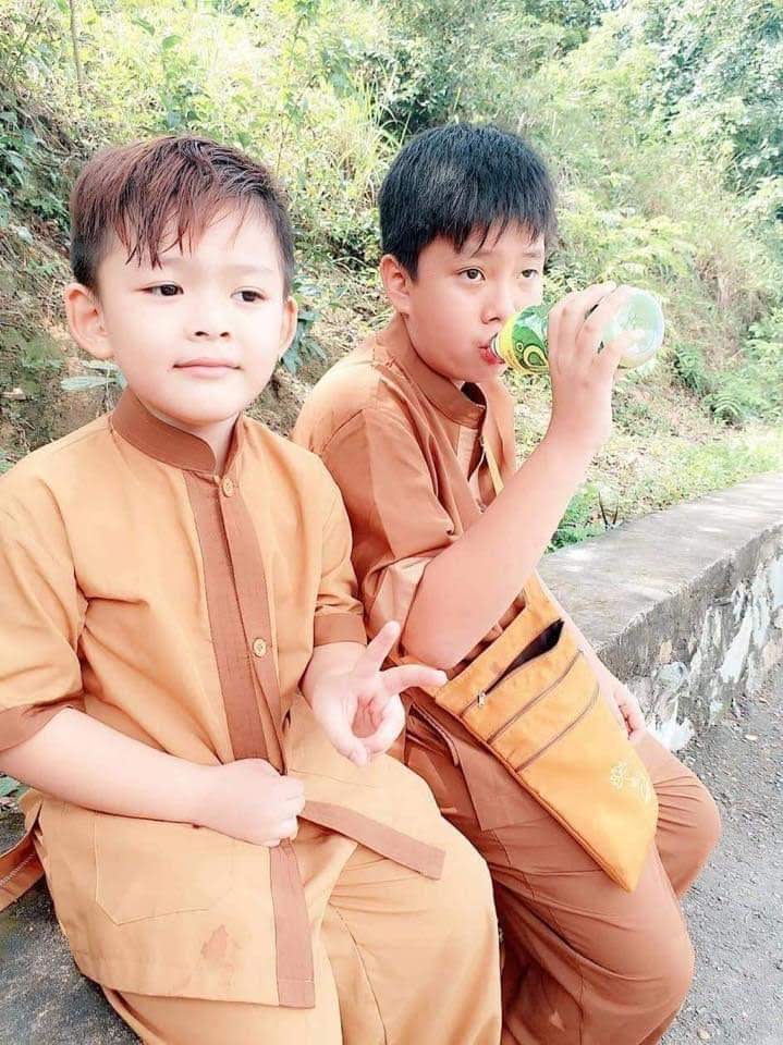 [HCM]Đồ lam đi chùa bé trai