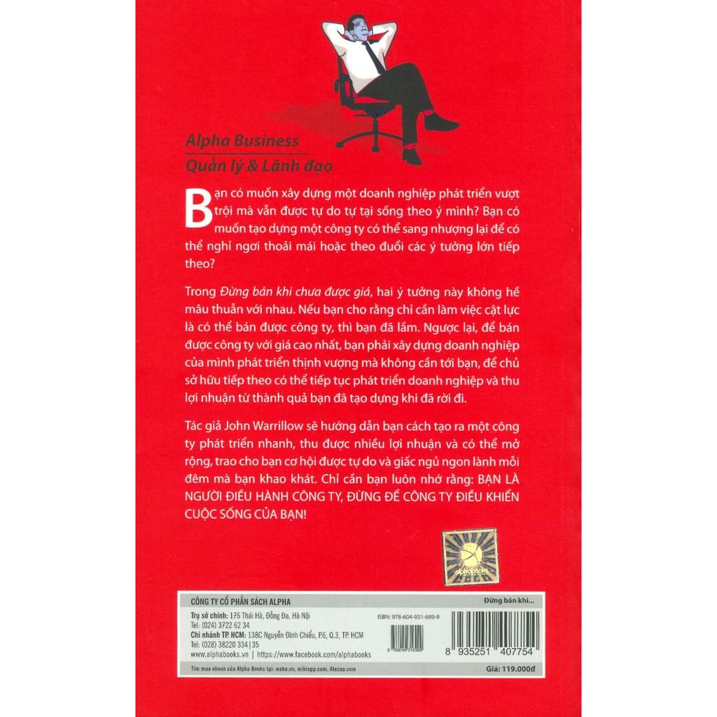 Sách Alphabooks - Đừng Bán Khi Chưa Được Giá