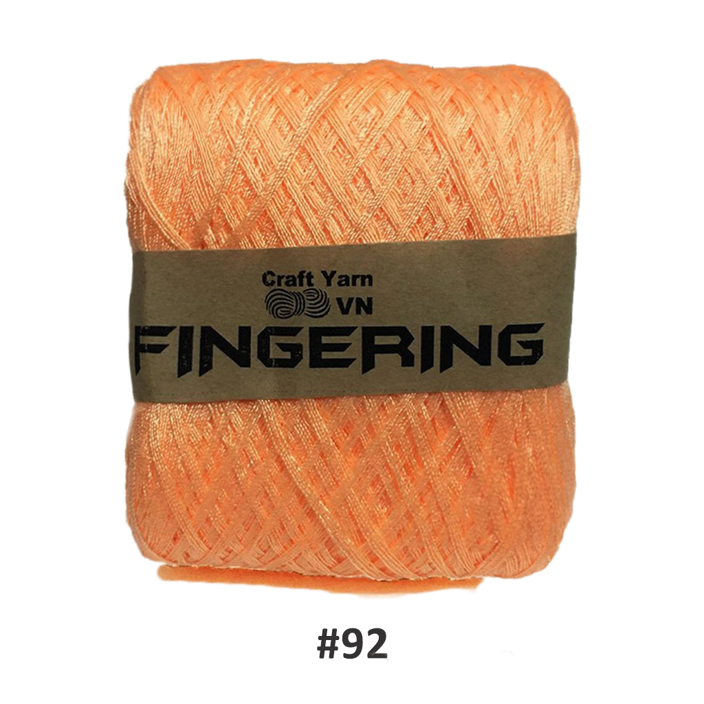 Sợi Cotton Bóng Fingering 100gr (Mã 55 đến 95)