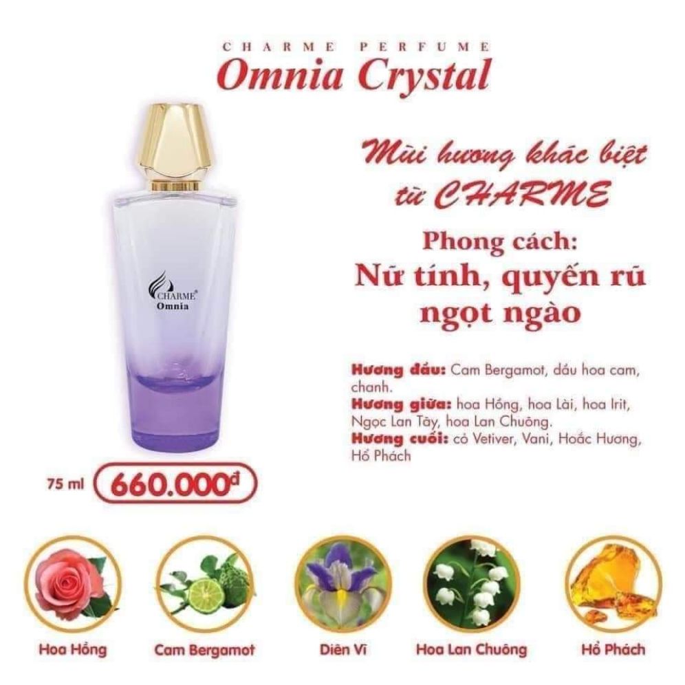 nước hoa OMNIA 75ml mẫu mới