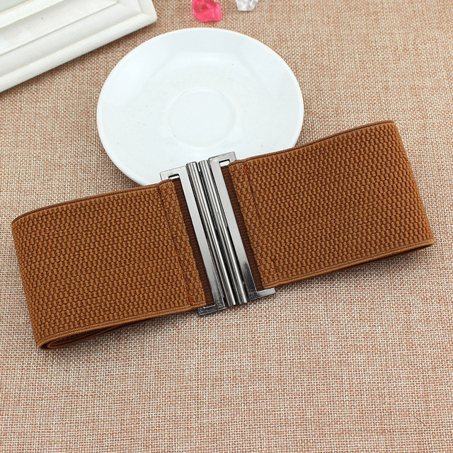 Thắt lưng nữ bản to 6cm phụ kiên dễ phôi đồ