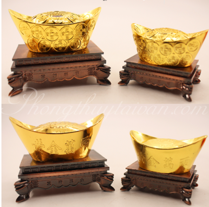 Thỏi vàng Tài Lộc Có Đế(Đặc 5-7cm)