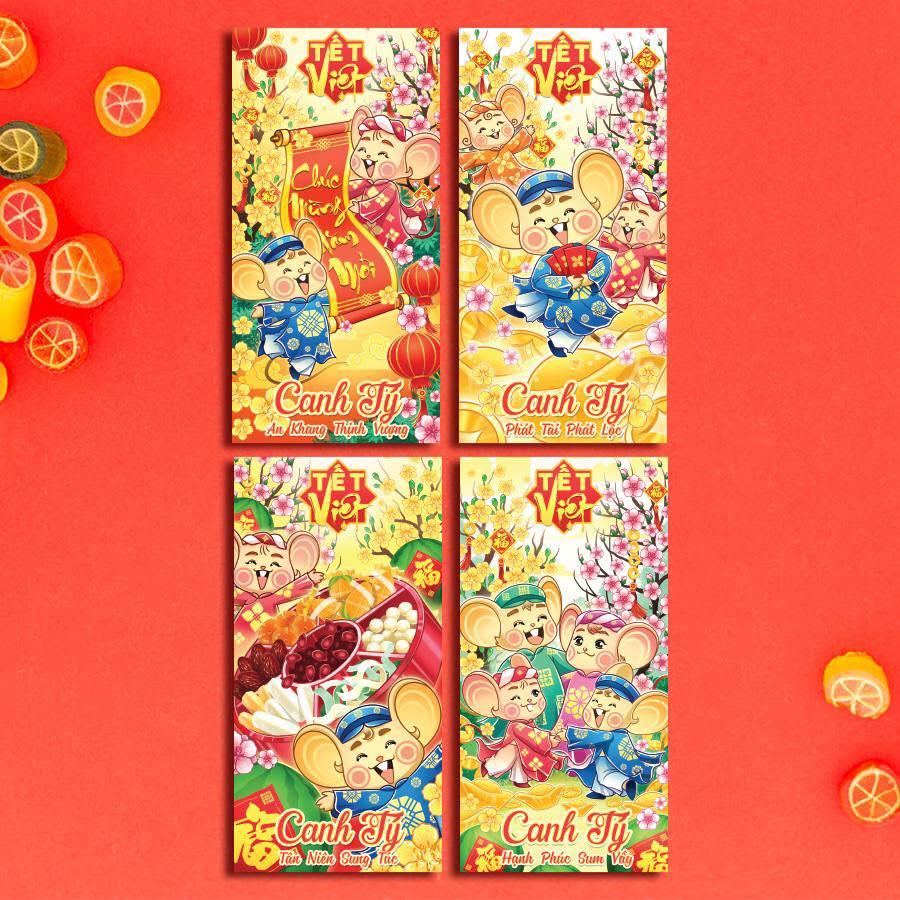 [HCM]Combo 20 Bao Lì Xì Độc Đáo Tết 2020