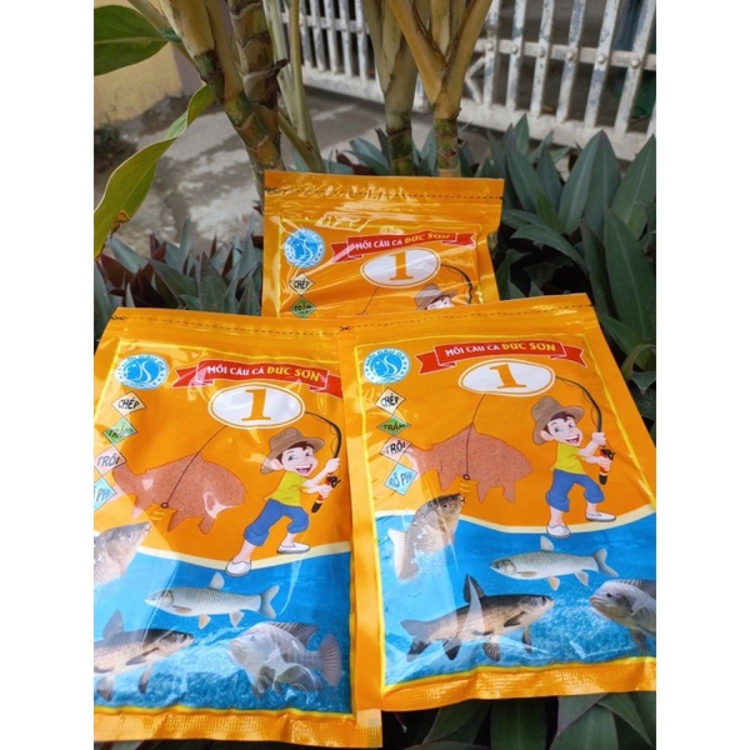 Mồi câu cá Đức Sơn siêu nhạy cá
