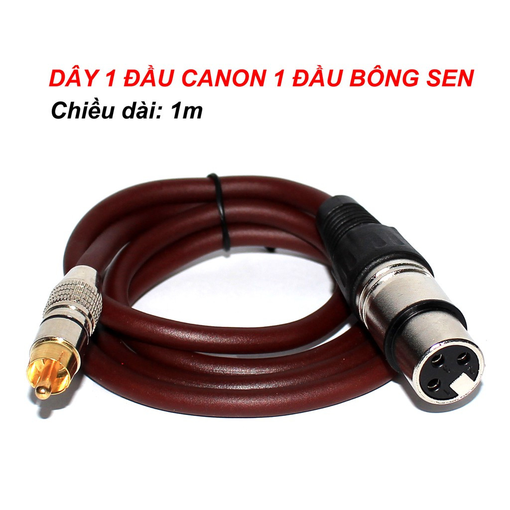 Dây Canon cái ra Bông Sen dài 1 mét