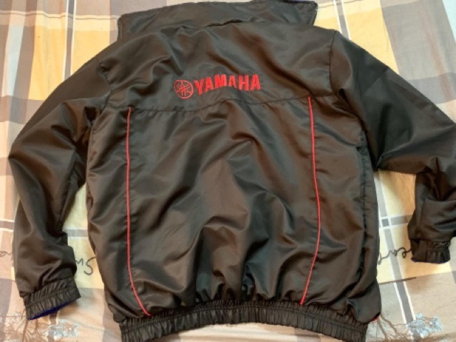 Áo gió Yamaha 2 mặt xanh đen cao cấp