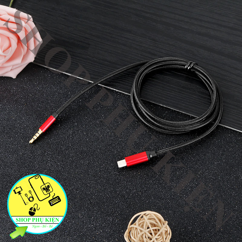 Jack Chuyển Đổi Type-C Sang Stereo 3.5 Dài 1 Mét