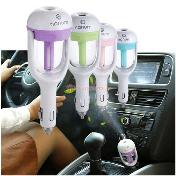 [ Bảo hành 12 tháng] Máy Khuếch Tán Tinh Dầu Xe Hơi, Máy Xông Tinh Dầu Phun Sương Ôtô Cao Cấp, Tăng Độ Ẩm Không Khí, Sát Khuẩn Không Khí, Hương Thơm Tự Nhiên