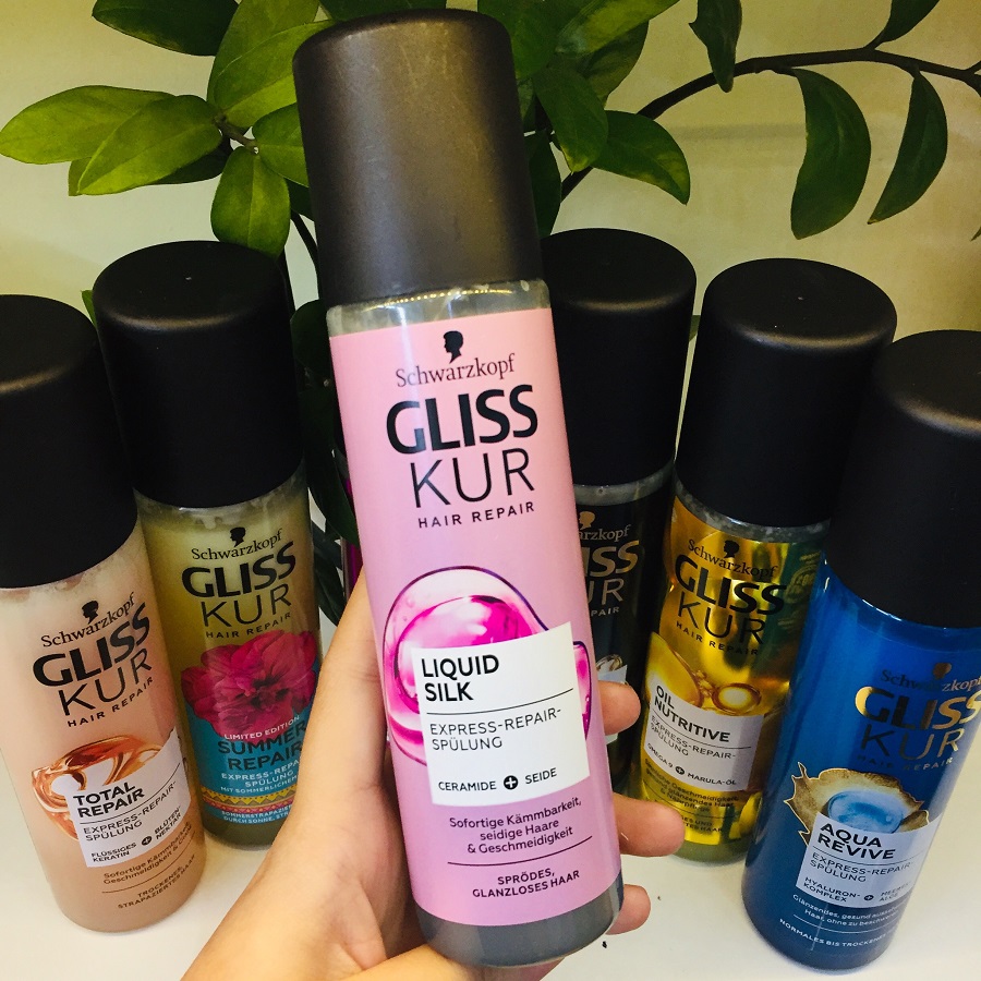 Tinh dầu dưỡng tóc gliss kur của đức phục hồi tóc - 200ml