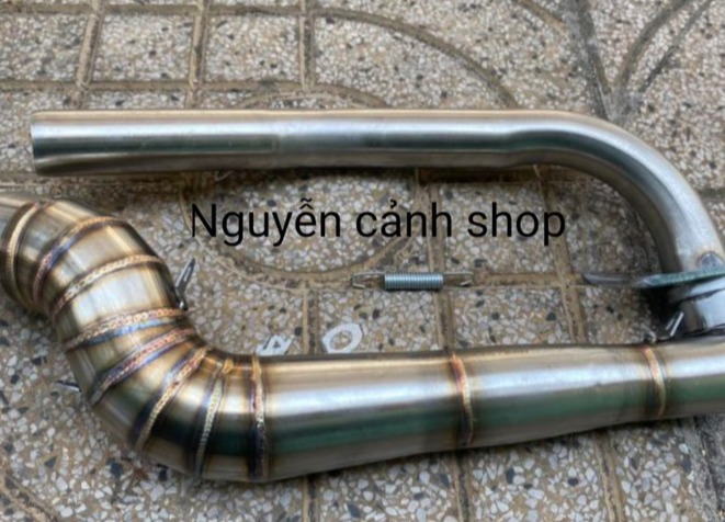cổ pô gắn xe Cub 50 mẫu STB