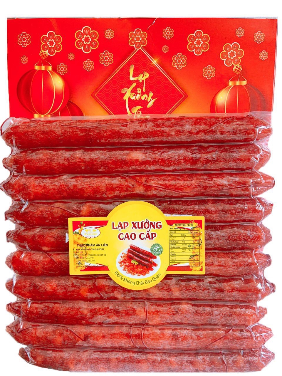 LẠP XƯỞNG TÔM TÂN LỘC PHÁT - BỊCH 500G