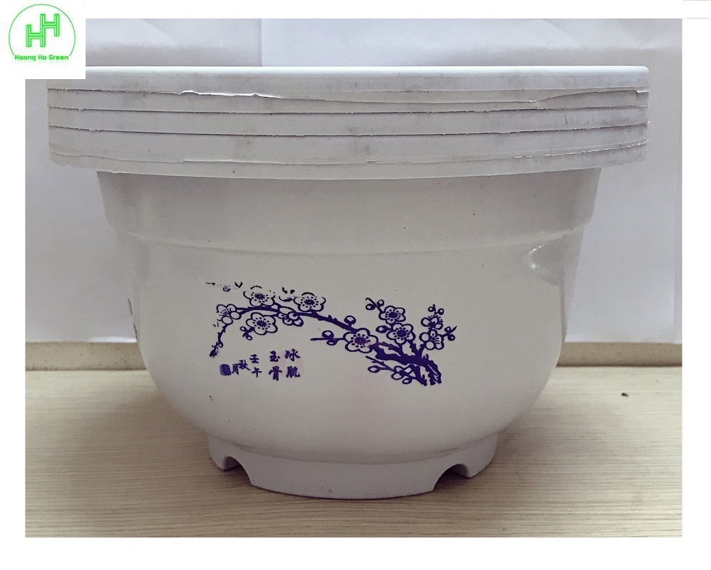 5 Chậu Nhựa Trồng Hoa, Cây Cảnh Hình Tròn A250x170 CN