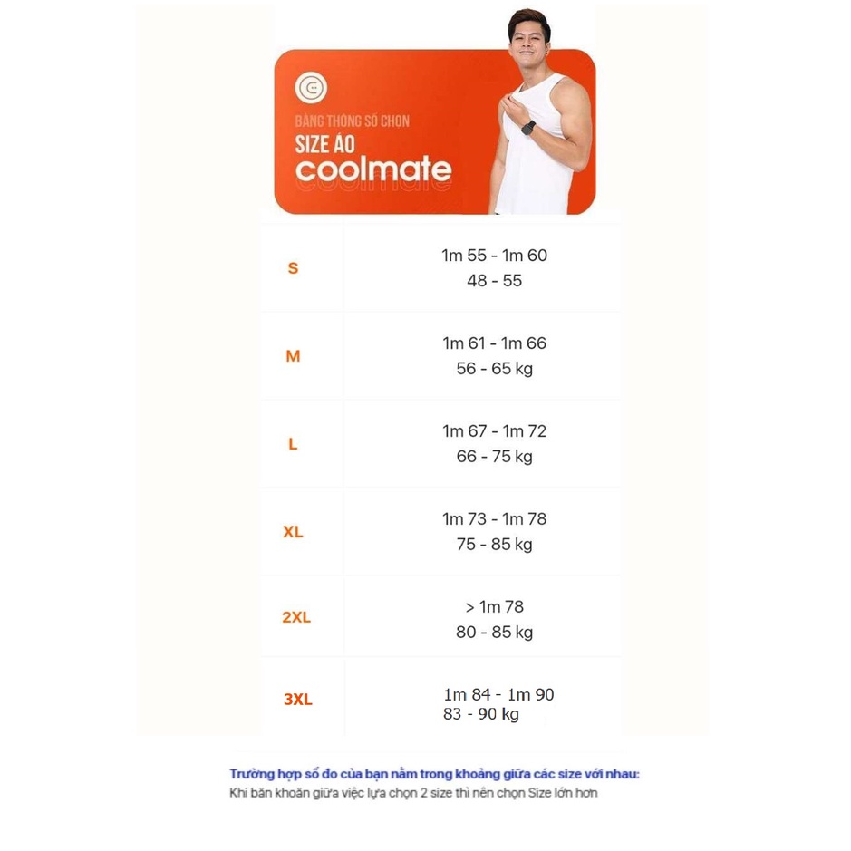 Áo ba lỗ Cotton 100% co giãn 2 chiều Coolmate Basics