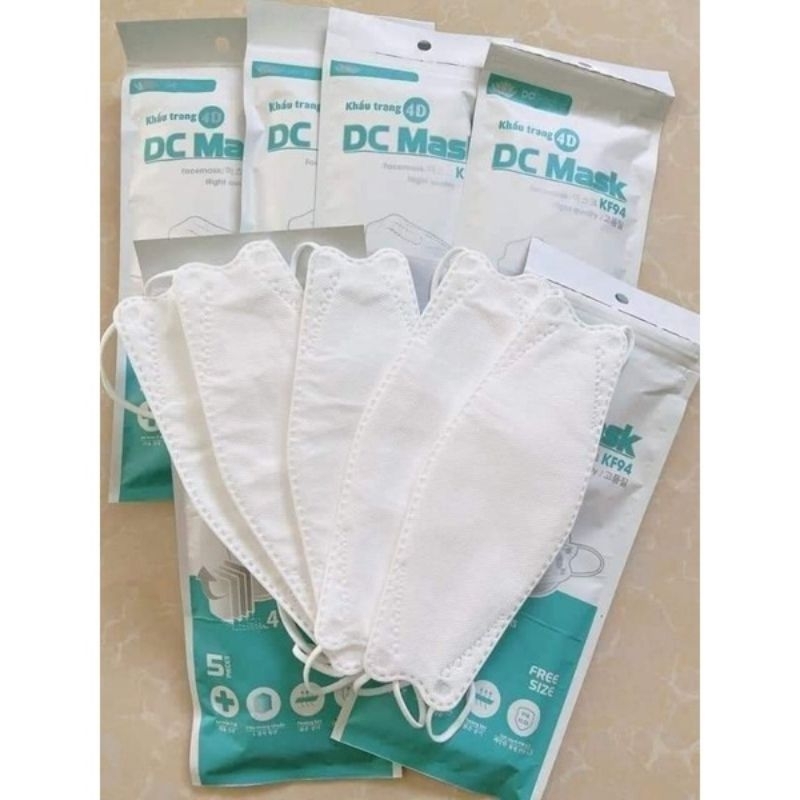 THÙNG 100c KHẨU TRANG KF94 DC Mask (màu trắng)