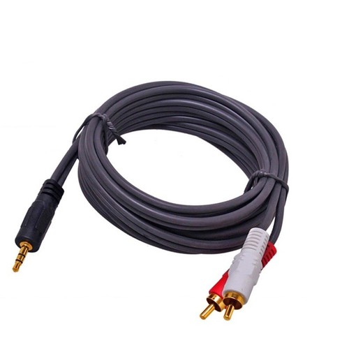 Dây Cáp Audio Rắc 3.5 Ra AV Dtech DT-6213 Dài 5m