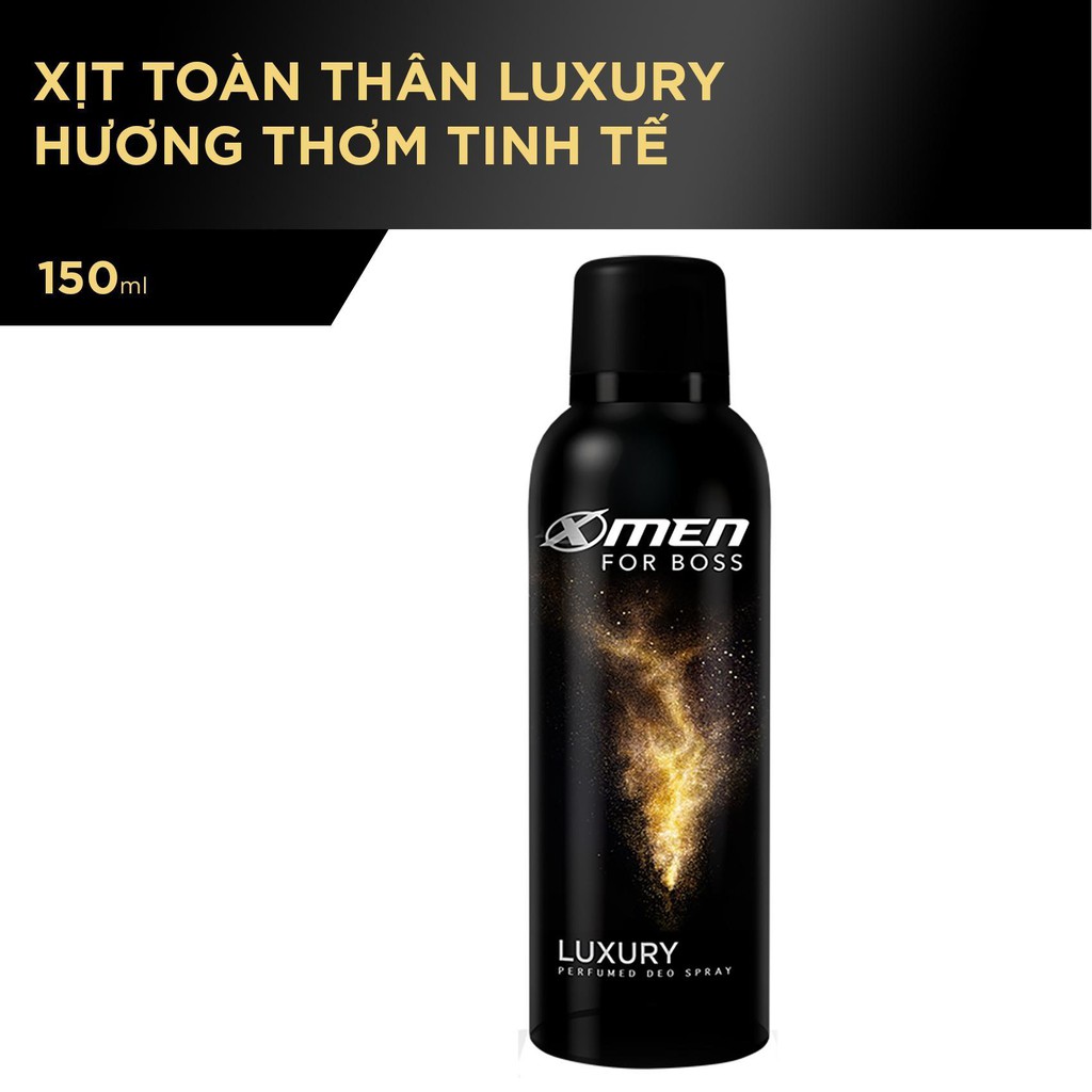 Xịt khử mùi XMen For Boss Motion /Luxury 150ml