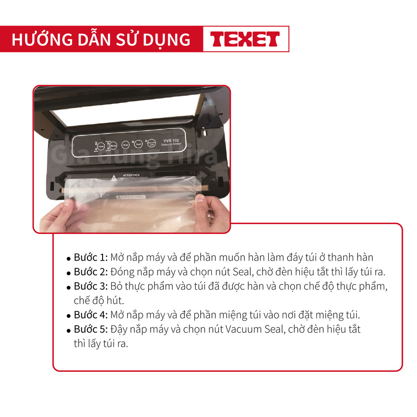 Máy hút chân không TEXET VFS-001