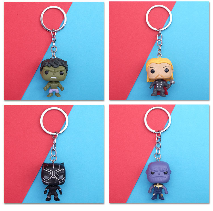Móc Khóa Mô Hình Chibi Siêu Anh Hùng Marvel Avengers