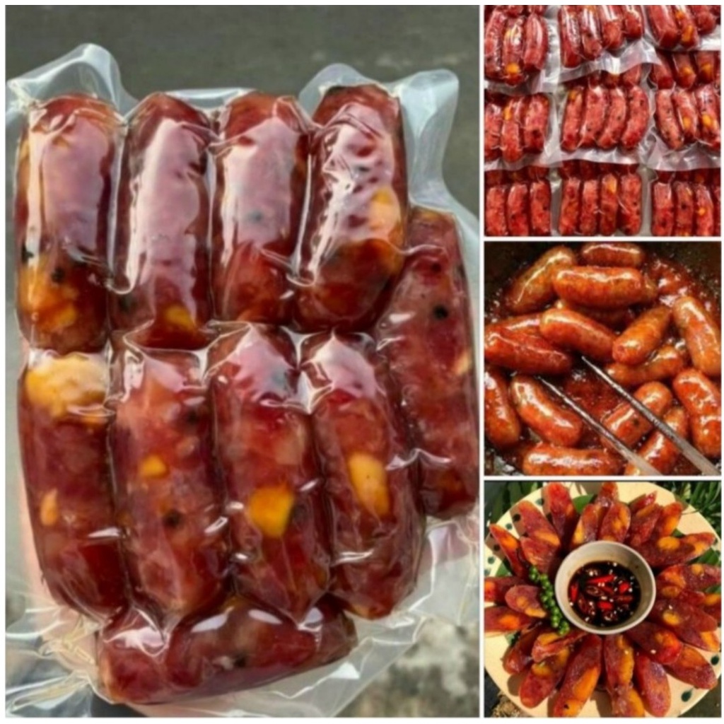 Lạp xưởng tươi trứng muối 500g