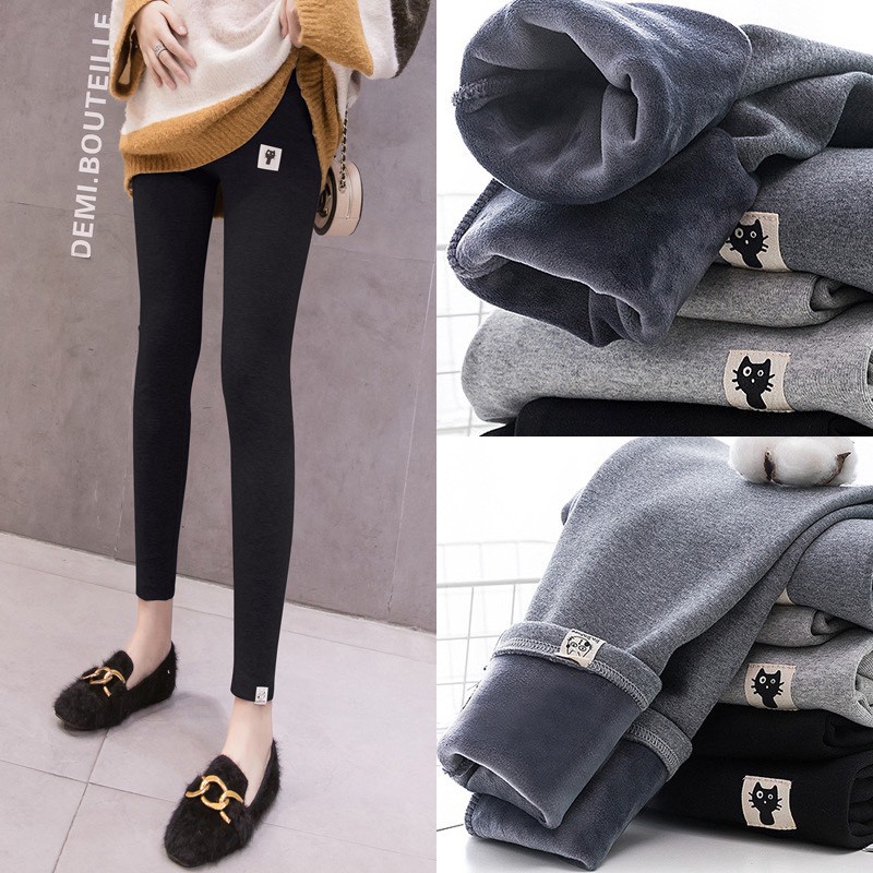 Quần bầu LEGGING LÓT LÔNG SIÊU ẤM ÁP