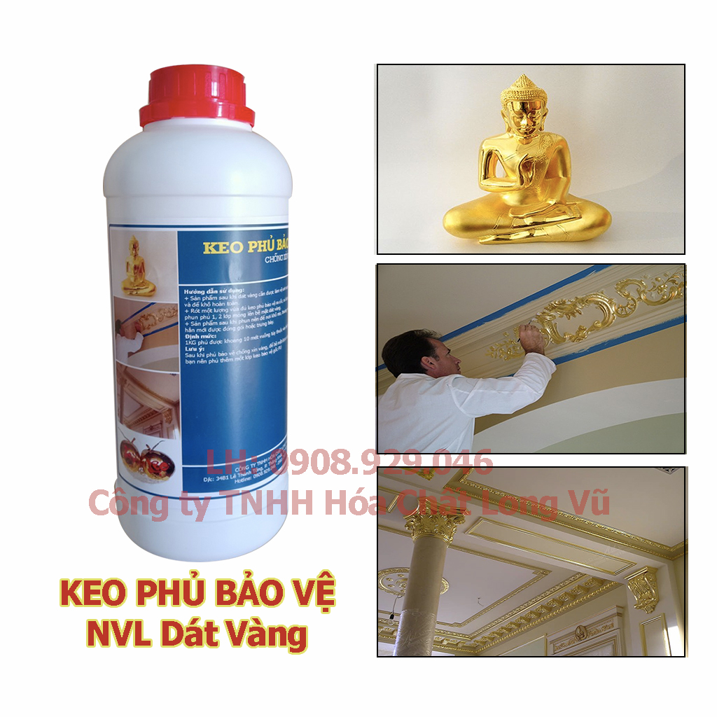 Keo Phủ Bóng Dát Vàng Gốc Nước (100ml)