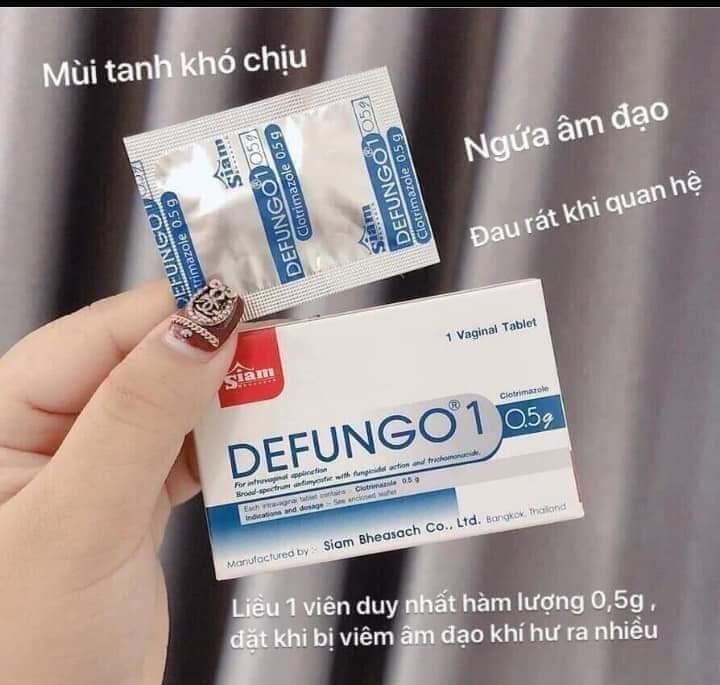 Viên Đặt Phụ Khoa DEFUNGO Thái Lan