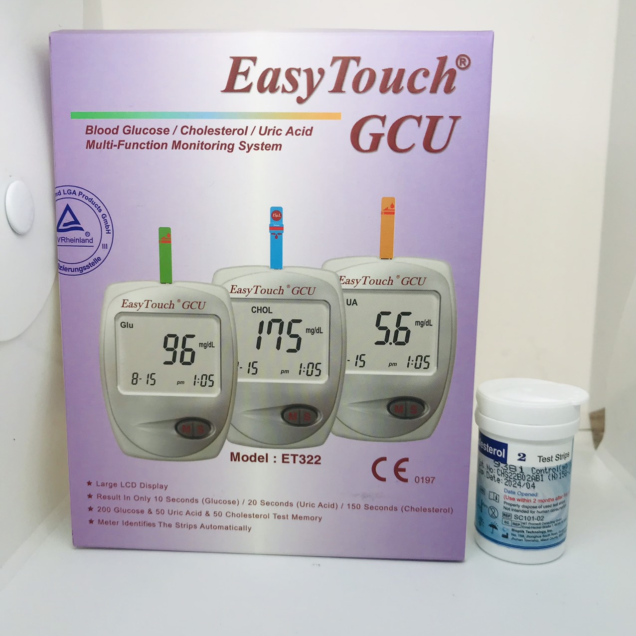 Que thử đường huyết Easy Touch