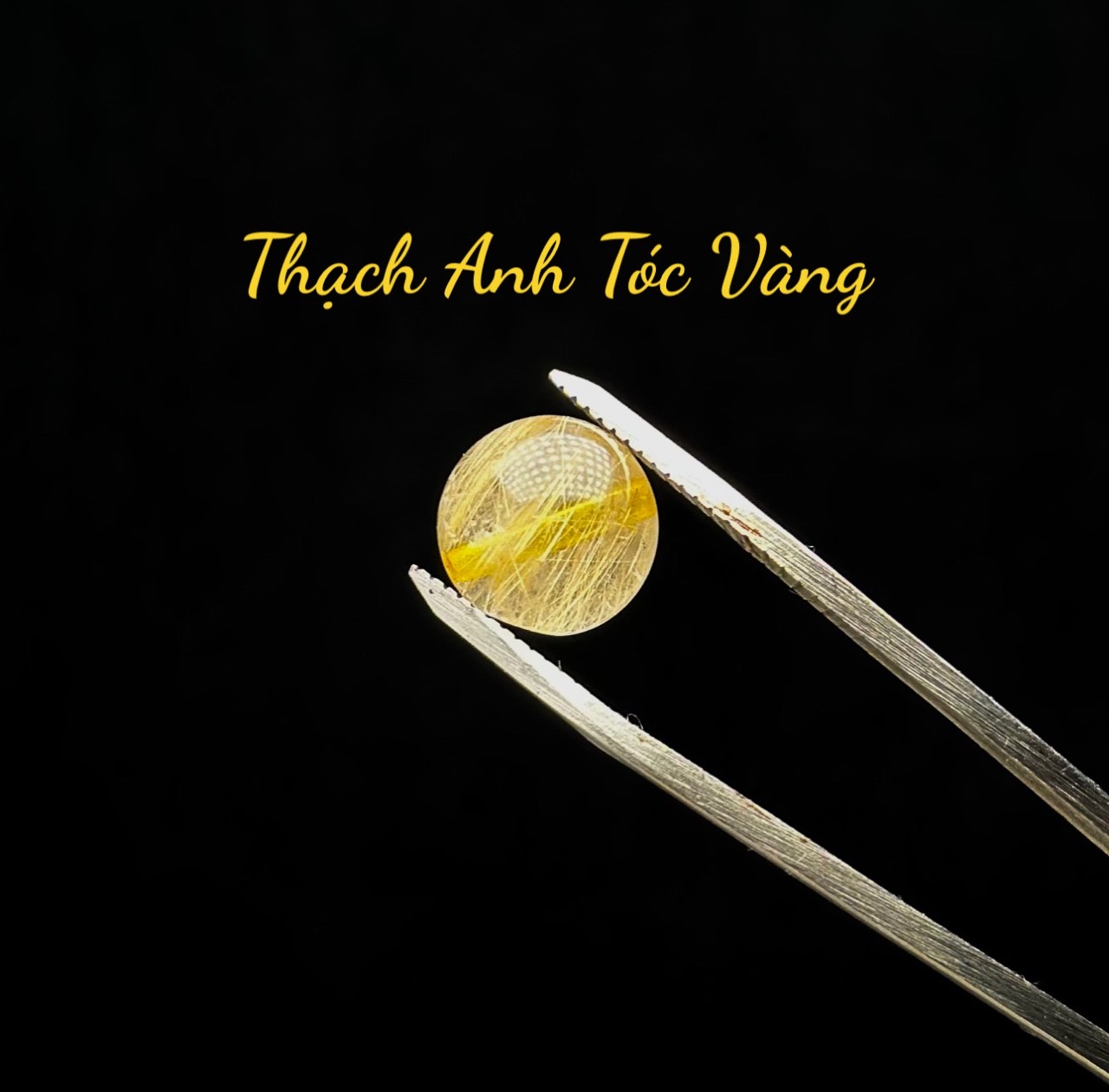 Hạt Thạch Anh Tóc vàng tự nhiên size 11mm, 10mm, 8mm