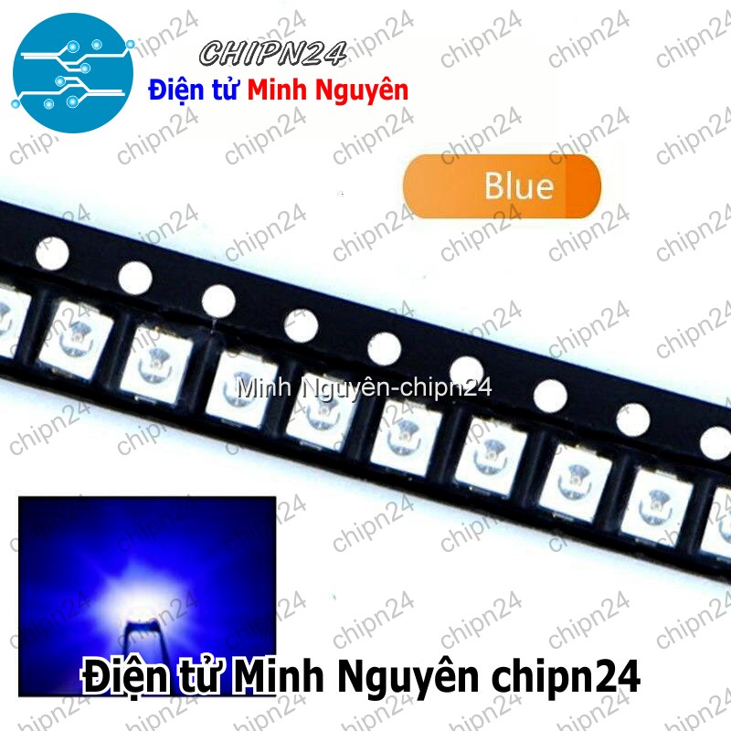 [10 con] (KX) Led Dán 3528 Xanh Dương