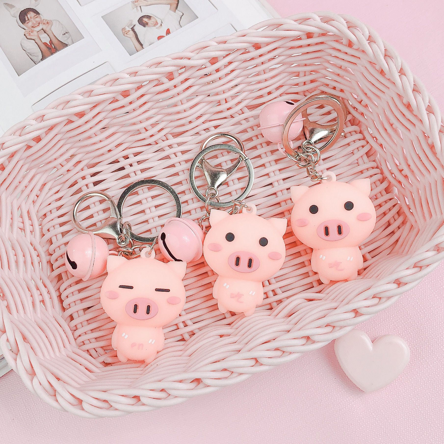 [HCM]Móc khóa lengkeng heo nhỏ xinh
