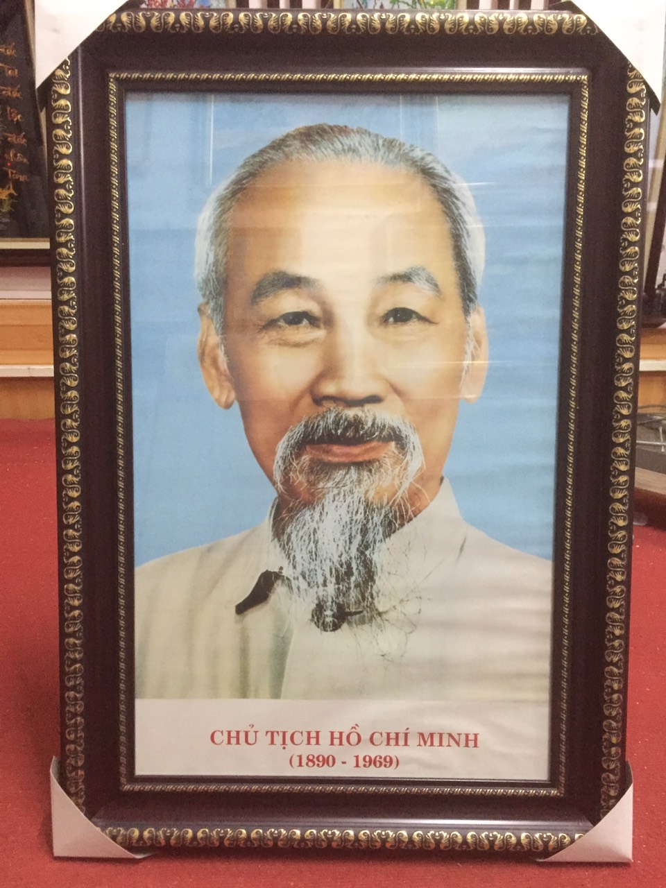 KHUNG ẢNH BÁC HỒ ( CỠ ĐẠI )