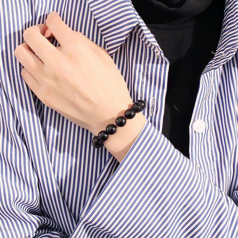 Vòng tay cườm đen handmade a660 bl79