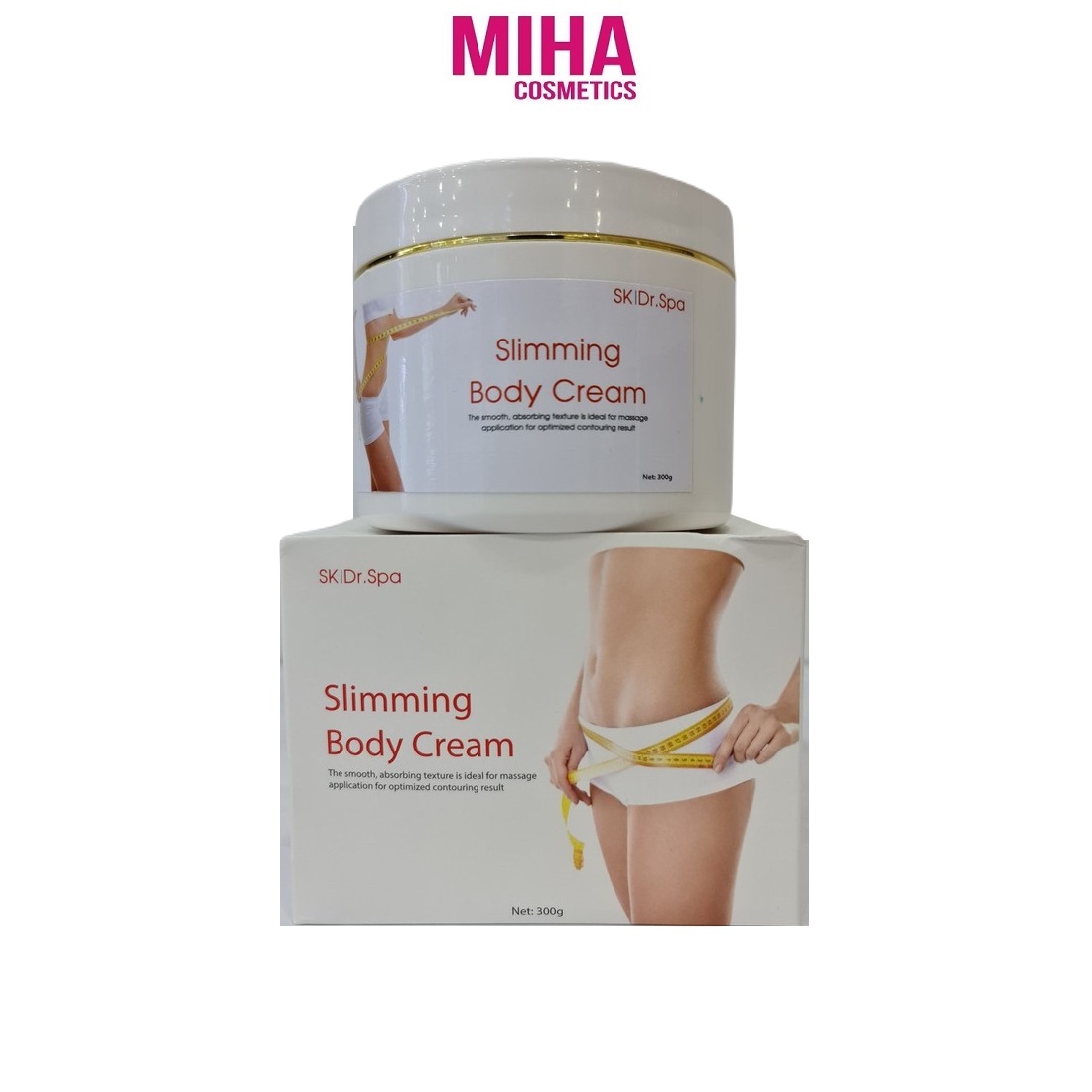 Kem tan mỡ bụng dr.spa slimming body cream 300g