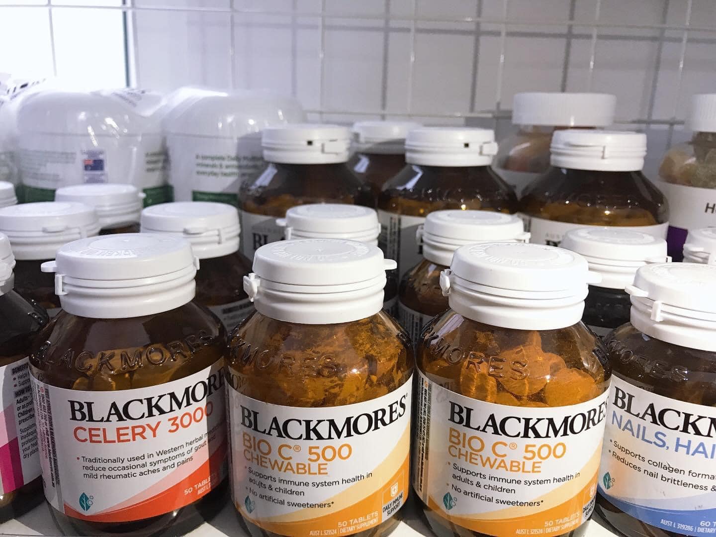 Vitamin C Bio C 1000mg backmores 180 viên