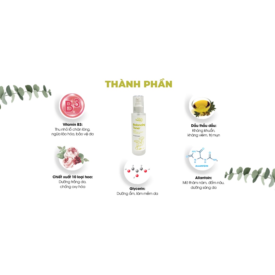Nước Hoa Hồng RIORI BALANCING TONER 120g (Chai Nhựa Trắng)