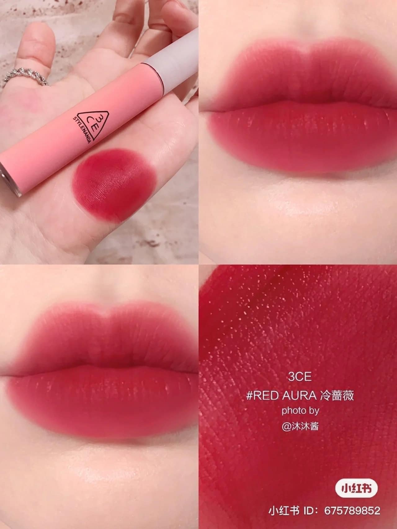 Son 3CE Velvet Lip Tint 4g Son Kem Lì Daffodil Taupe Definition Bitter Hour Like Gentle New Nude Lên Màu Chuẩn Đẹp